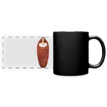 Cocon | La naissance du soi à partir de lui-même - Mug panoramique uni - noir - Devant