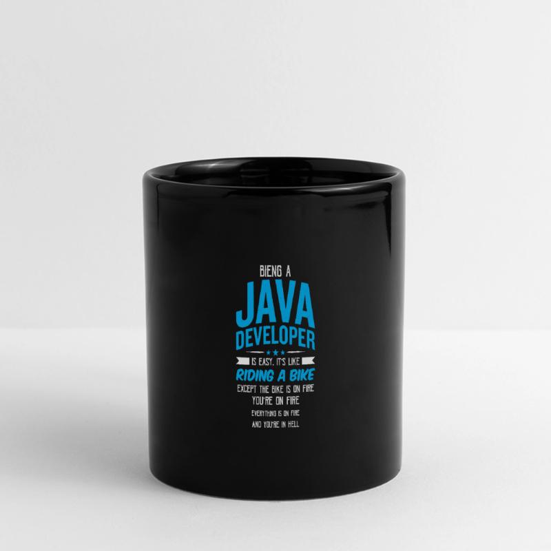 Java Developer Mug panoramique uni