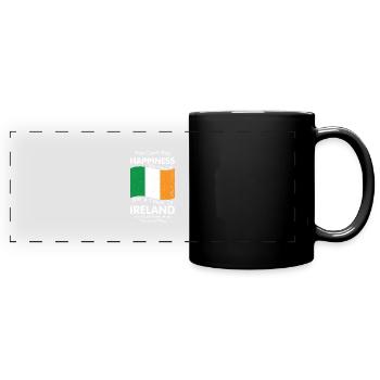 Ireland Irish Irish Flag Irish St Patricks Day - Full Colour Panoramic Mug - black - Front