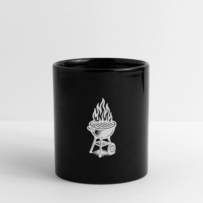 Grill Fire Grilling Full Colour Panoramic Mug