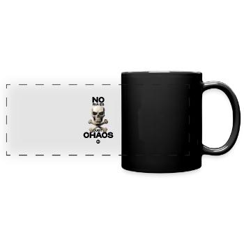 NO RULES - Full Colour Panoramic Mug - black - Front
