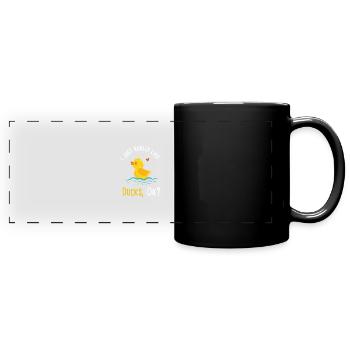 Chasseur de canards I Duck Lover I J’aime vraiment - Mug panoramique uni - noir - Devant