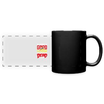 Guter Elektriker - Panorama-Tasse farbig - Schwarz - Vorne
