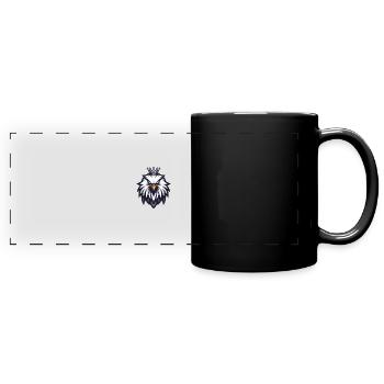 Eagle Head Crown - Full Colour Panoramic Mug - black - Front
