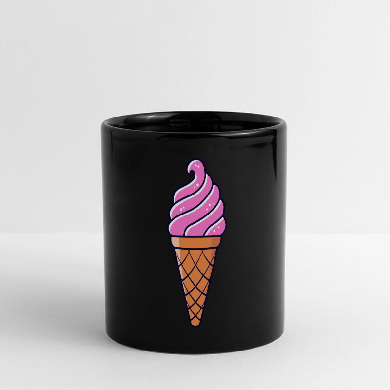 SOFTEIS EISCREME EISBECHER WAFFELEIS GIFT IDEA Full Colour Panoramic Mug
