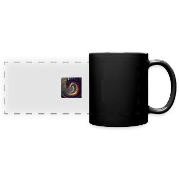 a Thousand tall dragon - Full Colour Panoramic Mug - black - Front