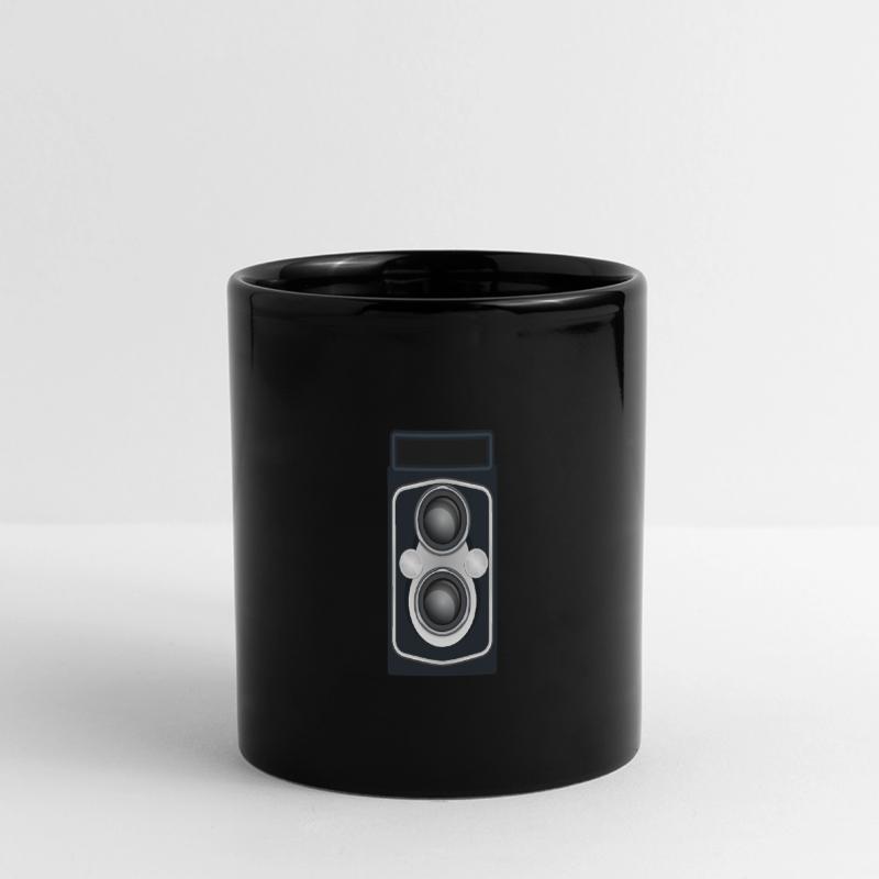 Caméra reflex à double objectif propre Mug panoramique uni