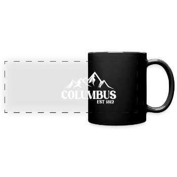 Columbus Ohio - Full Colour Panoramic Mug - black - Front