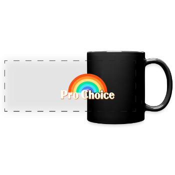 Pro Choice - Full Colour Panoramic Mug - black - Front