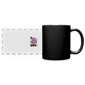 Esthétique japonaise Vaporwave E-Girls Love Hurts - Mug panoramique uni - noir - Devant