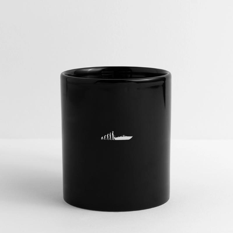 Motorboot Yacht Boot - Geschenk Evolution - Panorama-Tasse farbig