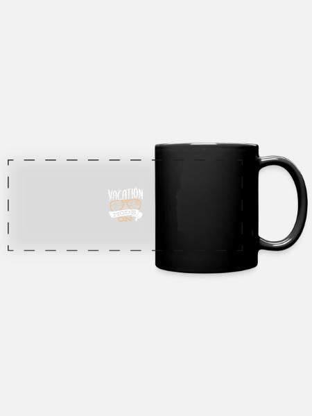 Spring Break Gateaway - Panorama-Tasse farbig - Schwarz