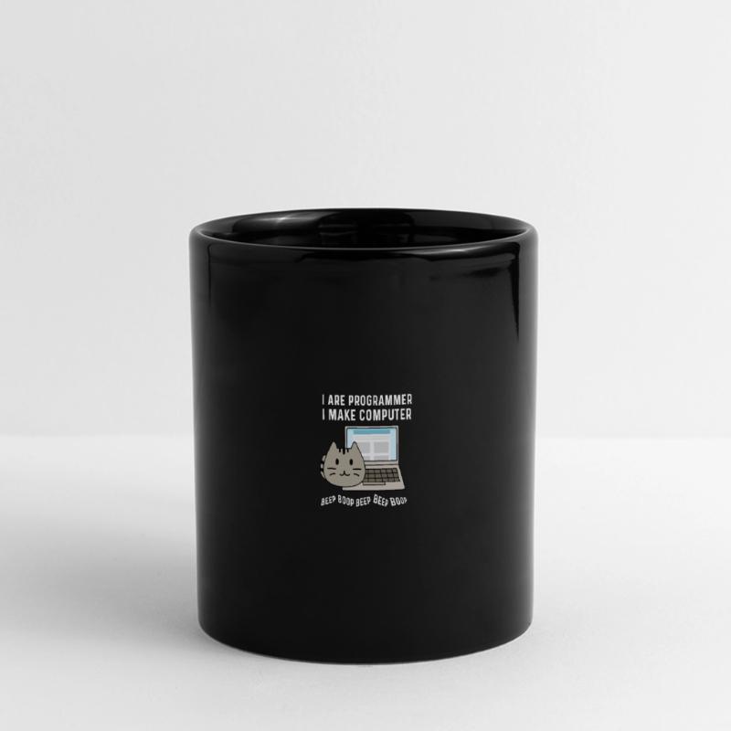 Piepton Piepton Boop. Informatikprofessor Geschenk Panorama-Tasse farbig