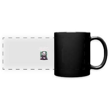 Être fatigué, une partie de ma personnalité drôle sarka - Mug panoramique uni - noir - Devant