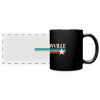 Jacksonville Florida - Panorama-Tasse farbig - Schwarz - Vorne