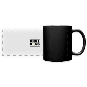 grill boss 02 - Full Colour Panoramic Mug - black - Front