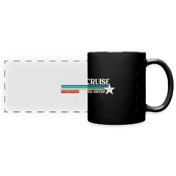 Family Cruise - Full Colour Panoramic Mug - black - Front