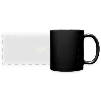 The best barista in the world - Full Colour Panoramic Mug - black - Front
