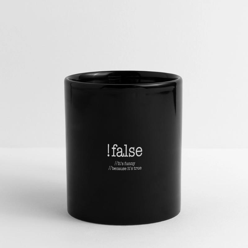 Falsche Programmierung Codierung Programmierer Geschenk Panorama-Tasse farbig