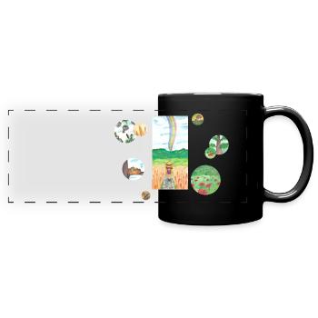 Little Adventure - Full Colour Panoramic Mug - black - Front