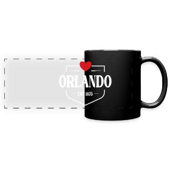 Orlando Florida - Panorama-Tasse farbig - Schwarz - Vorne