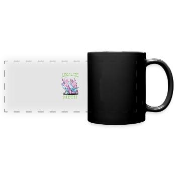 Légaliser Meth Chrystal Meth - Mug panoramique uni - noir - Devant