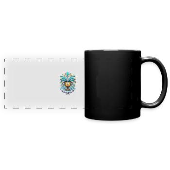 Calice débordant Psaume 23 :5 Chrétien - Mug panoramique uni - noir - Devant