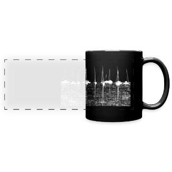 Voilier Marina Sea Boats - Mug panoramique uni - noir - Devant