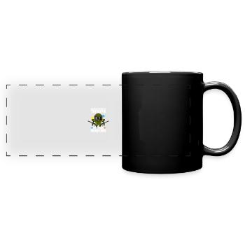 Gotcha Paintballspieler Paintball Therapie - Panorama-Tasse farbig - Schwarz - Vorne