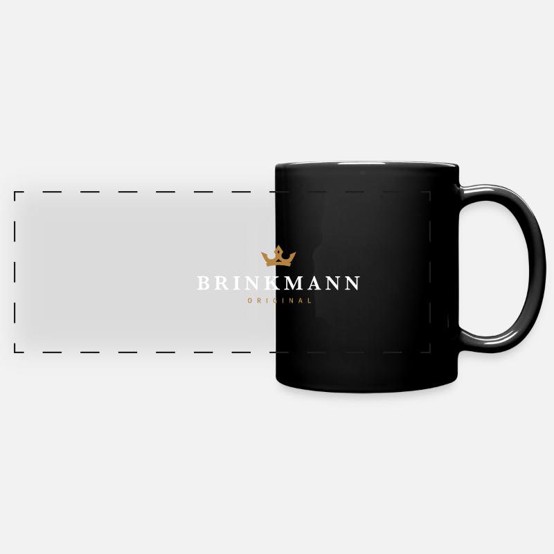 Brinkmann Original Family Logo - Full Colour Panoramic Mug - black