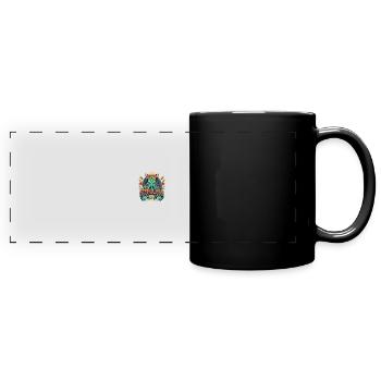 Cthulhu Lovecraft - Panorama-Tasse farbig - Schwarz - Vorne