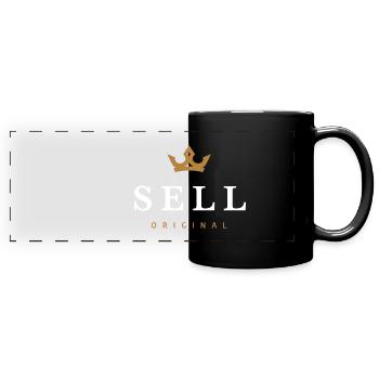 Sell Original Family Logo - Full Colour Panoramic Mug - black - Front