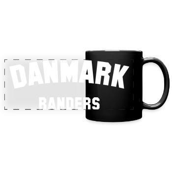 RANDERS Denmark Dänemark - Panorama-Tasse farbig - Schwarz - Vorne