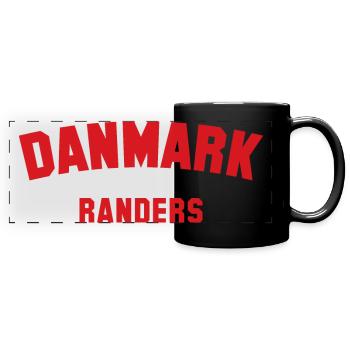 RANDERS Denmark Dänemark - Panorama-Tasse farbig - Schwarz - Vorne