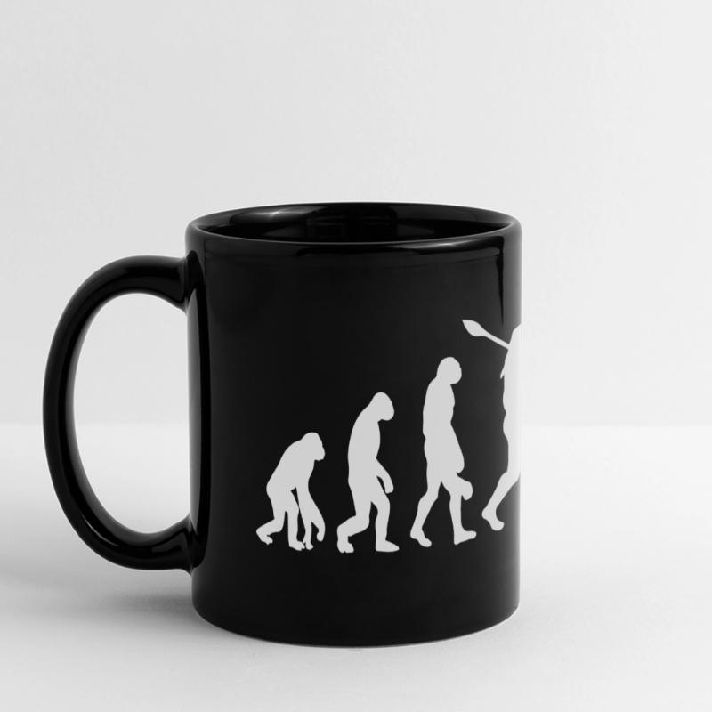 Drum Evolution Panorama-Tasse farbig