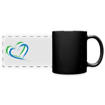 Sierra Leone - Panorama-Tasse farbig - Schwarz - Vorne