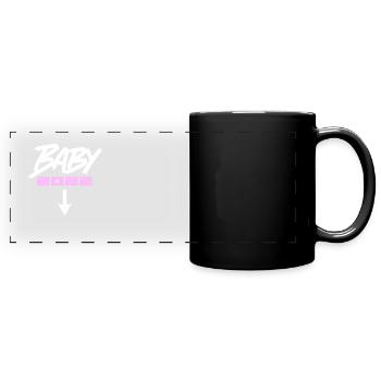 Baby 2022 - Birth Pregnant 2022 - Full Colour Panoramic Mug - black - Front
