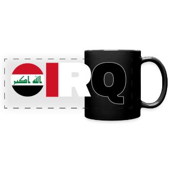 Iraq - Full Colour Panoramic Mug - black - Front