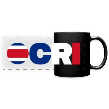 Costa Rica - Full Colour Panoramic Mug - black - Front