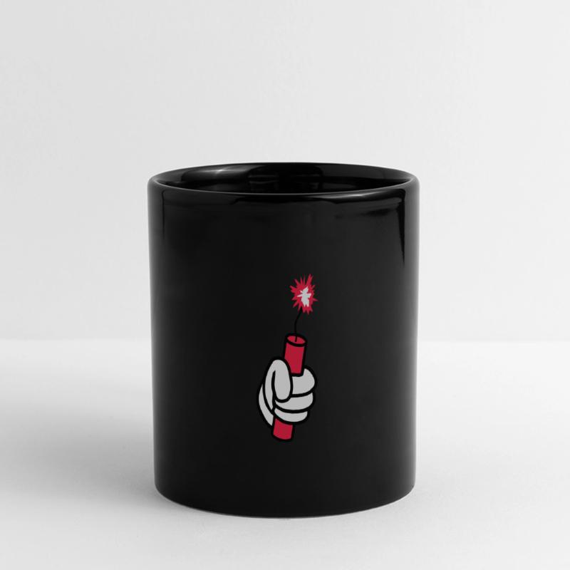 hand held tnt dynamite explode ex Full Colour Panoramic Mug