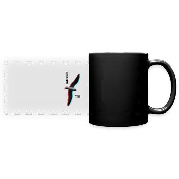 Seagull - My Name Is Not Steven - Panorama-Tasse farbig - Schwarz - Vorne