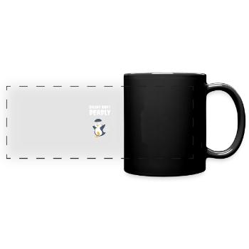 Silent but deadly Psychopathic Poison - Full Colour Panoramic Mug - black - Front