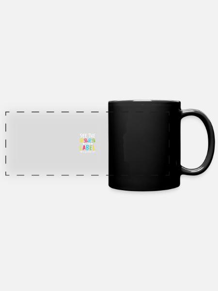 Lehrerassistent Paraprofessional Paraeducator - Panorama-Tasse farbig - Schwarz