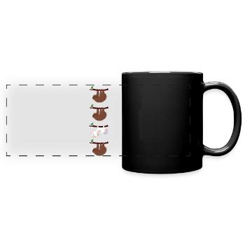 Soyez différent des autres - Mug panoramique uni - noir - Devant