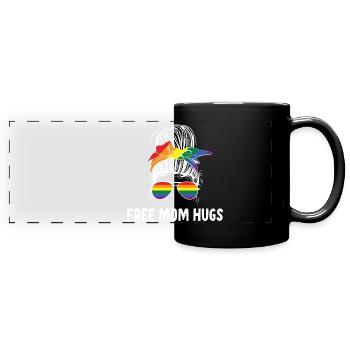 LGBT Stolze Mutter - Panorama-Tasse farbig - Schwarz - Vorne