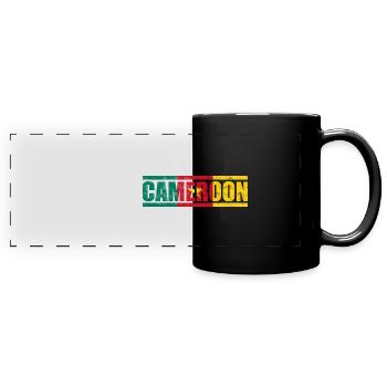 Cameroon - Full Colour Panoramic Mug - black - Front