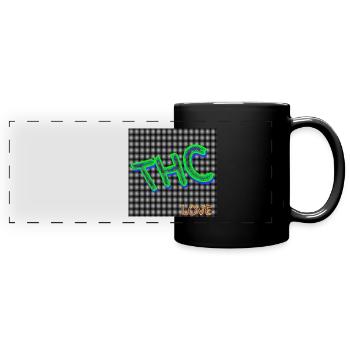 THC - LOVE - Image - 2023 - Full Colour Panoramic Mug - black - Front