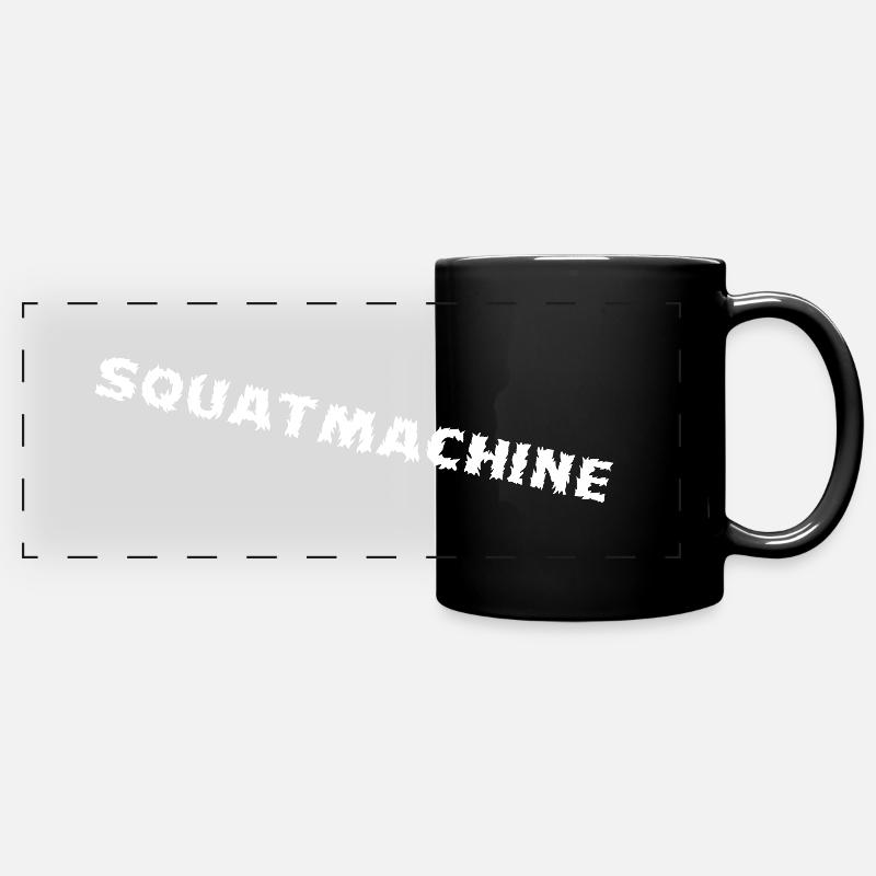 Squatmachine - Full Colour Panoramic Mug - black