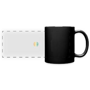 Jonas - Panorama-Tasse farbig - Schwarz - Vorne