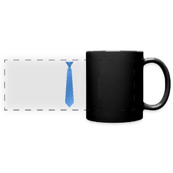 Eldregde Krawatte blau - Panorama-Tasse farbig - Schwarz - Vorne
